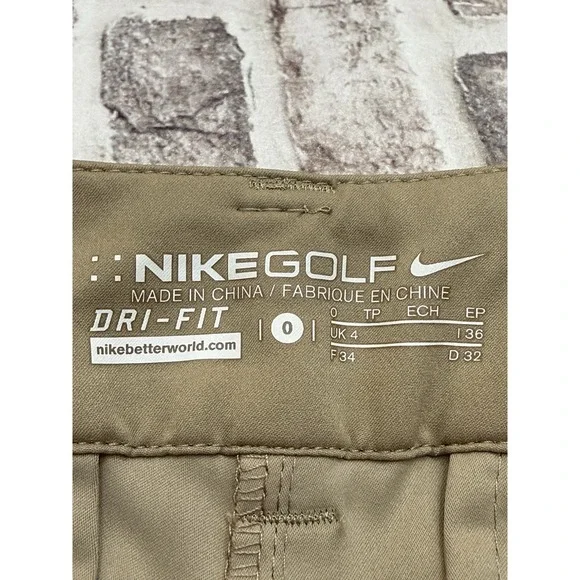Nike Women's Bermuda Tournament Golf Shorts 747135 Walking Leisure Sz 0 NWT - Picture 5 of 10